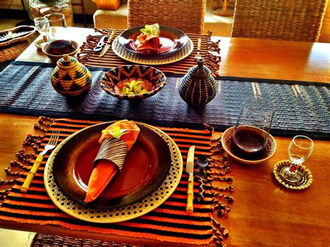 african table decor|african inspired home decor.